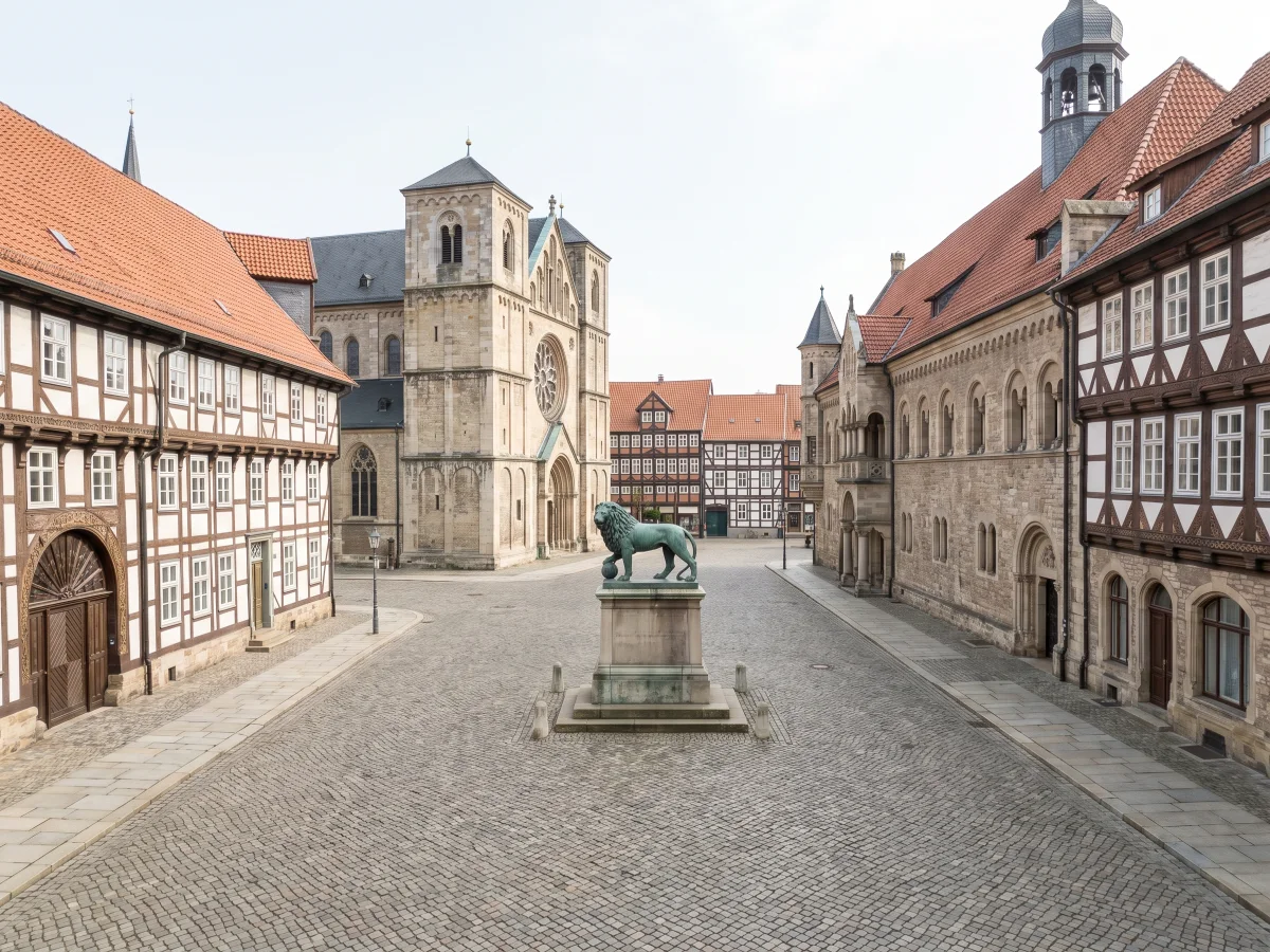 Braunschweig, Burgplatz mit Dom